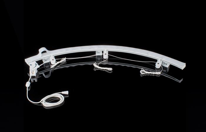 tringle à rideaux pour rideaux romains