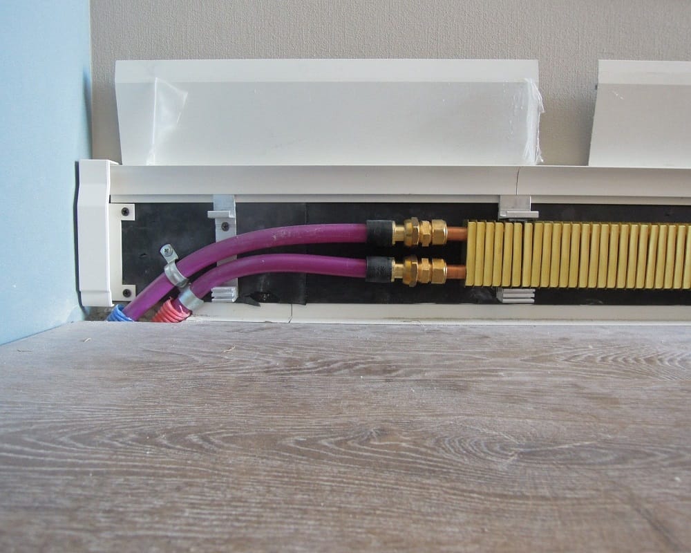 Plinthe chaude électrique